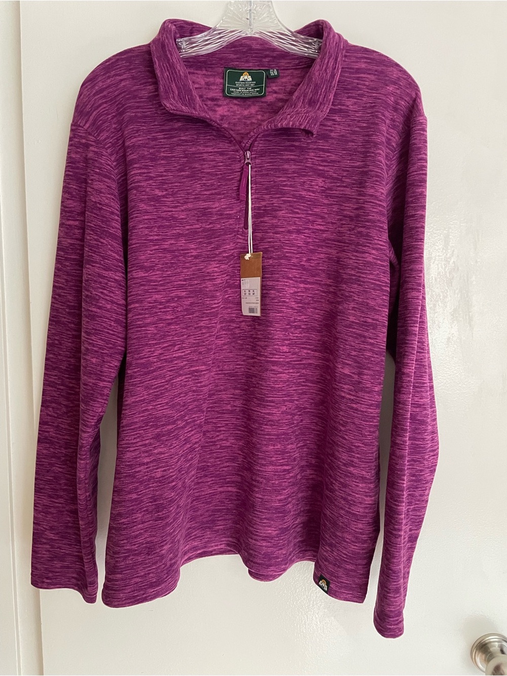 NWT EMS Snowdon Melange Womens
Fleece - Grape - EMS US 14 - L/XL